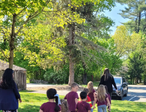 Students Visit Boxford Fire Department